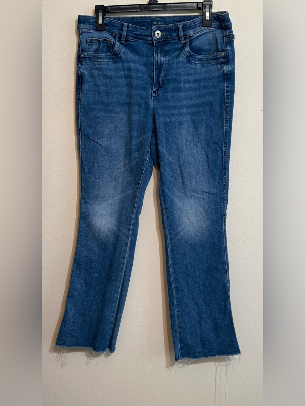 J Jill High Rise Boot Cut Women's Blue Denim Jeans - Classic Mid Wash 12P